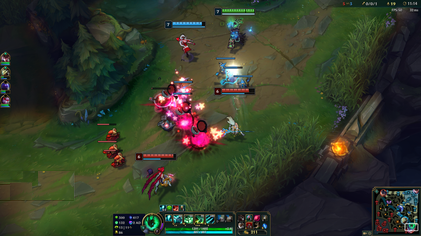 Screenshot of League of Legends gameplay