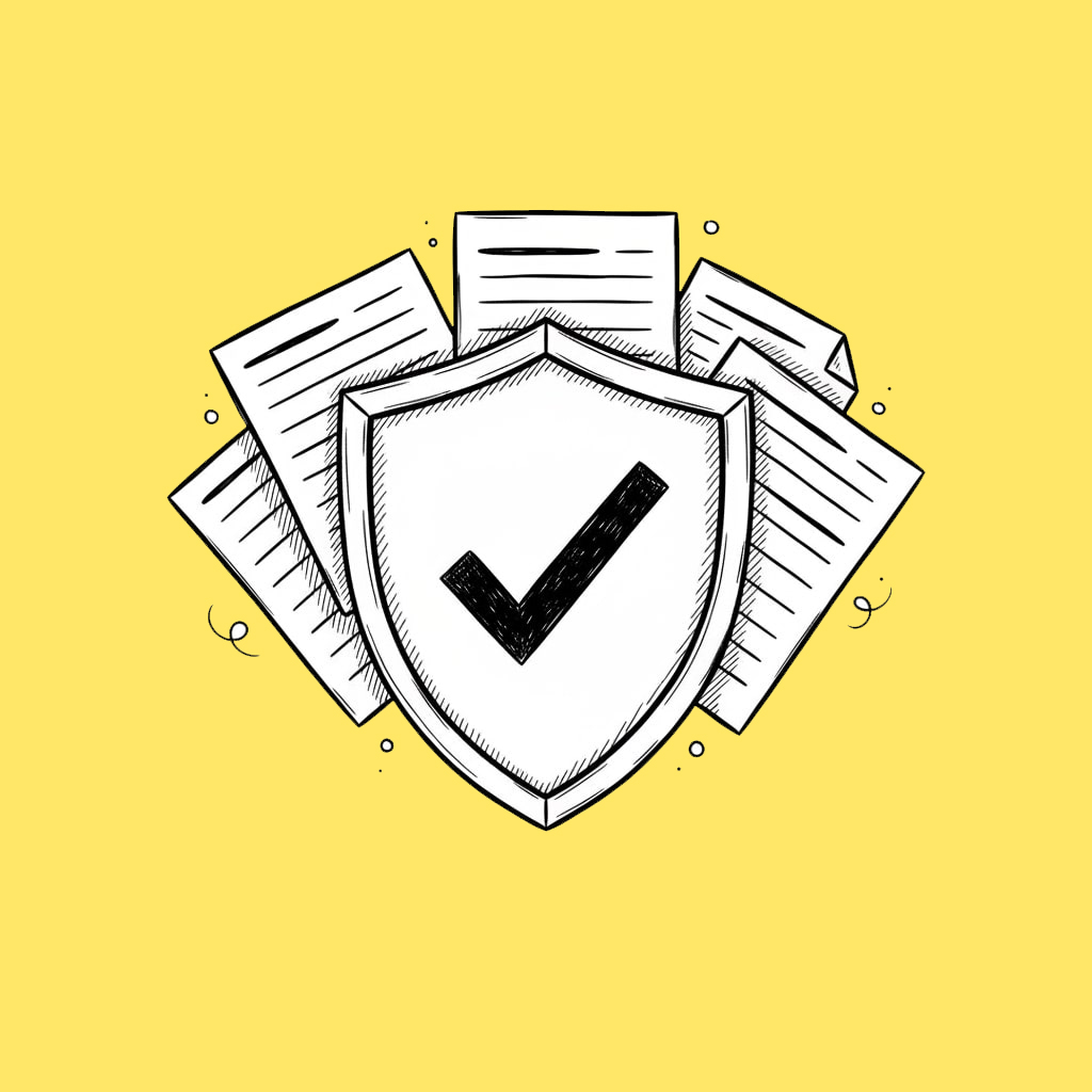 A checklist representing fact-checked articles